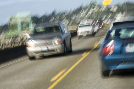 Photo of traffic on the Young's Bay Bridge in Astoria, Oregon