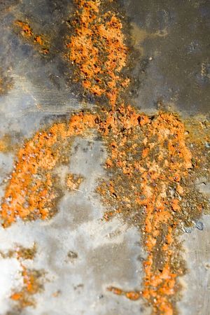 Photo of a rusty orange grunge background.の写真素材