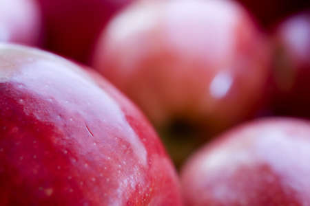 Photo of apples shot as abstracts--good for a background.の写真素材