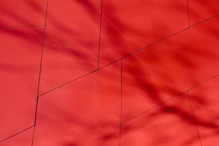 Abstract view of a metal buildiing with various metallic colors.の写真素材