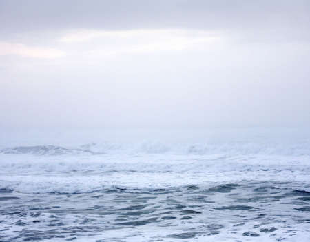Abstract photo of the surf of the Pacific Ocean.の写真素材