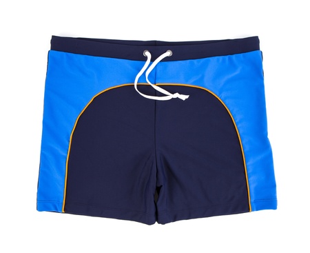 Swimming trunks isolated on a white backgroundの写真素材