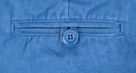 back pocket of pants is locked by studs 