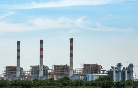 Thermal power plant, located in the east of Thailand.のeditorial素材