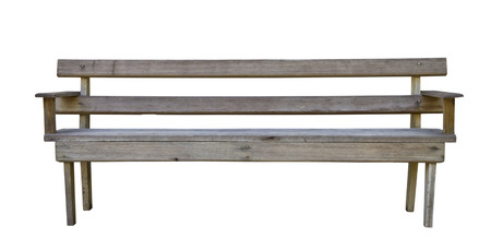 Bench isolated on white background.の写真素材