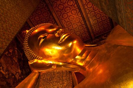 à¸ºà¸ºBuddha King bed in the temple Wat Pho.の写真素材