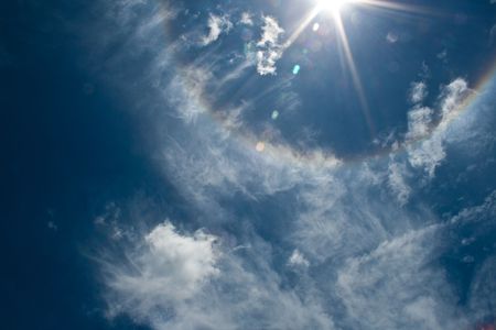 Natural phenomena of sunの写真素材