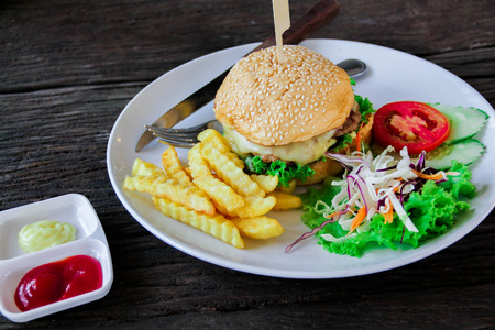 Have a good time. Food and drink on the table.の写真素材