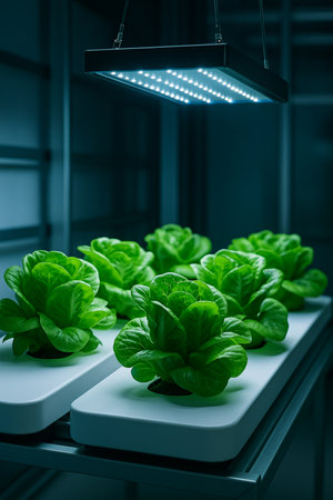 Indoor Farming Led Lights Hydroponics 031125の素材