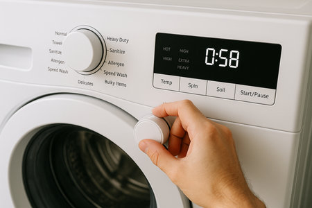 Hand Setting Washing Machine Display 051125の素材