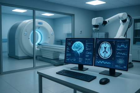 Mri Room With Ai Monitor 051125の素材