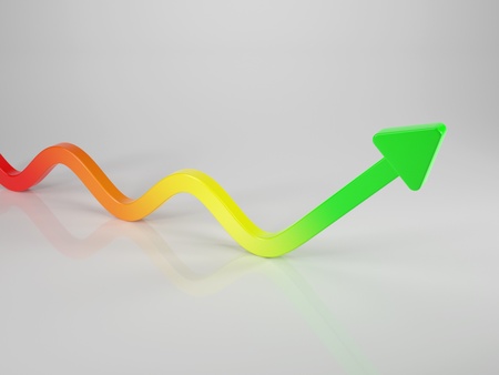Rising Arrow out of Spectral Colours