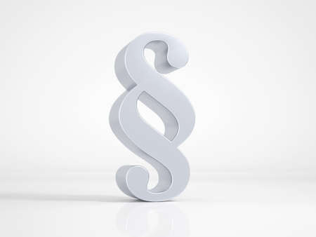 Metallic paragraph icon on bright backgroundの写真素材