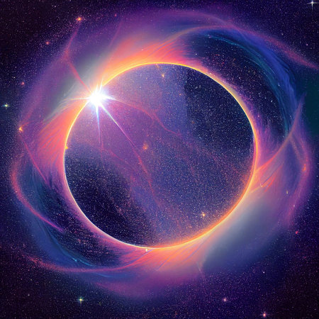 A plasma convergence of a star reminiscent of a horizon of a black hole