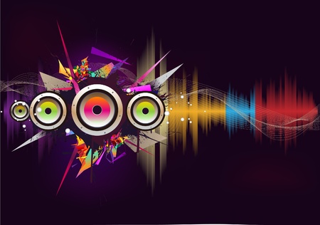 Music wave- vectorのイラスト素材