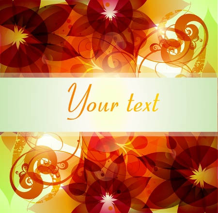 Floral background のイラスト素材