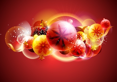 Christmas ballsのイラスト素材