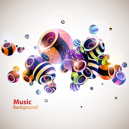 Fantastic speakersのイラスト素材