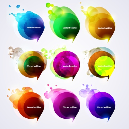 Vector elements for speechのイラスト素材