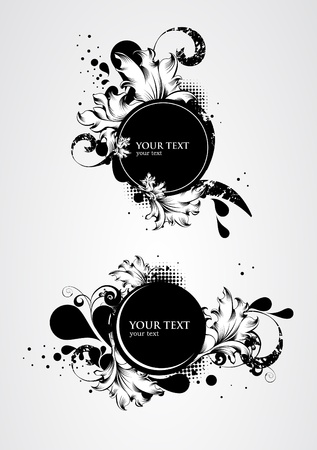 Set grunge bannersのイラスト素材