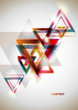 Background of geometric shapesのイラスト素材