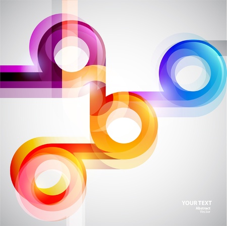 Abstract colorful waveのイラスト素材