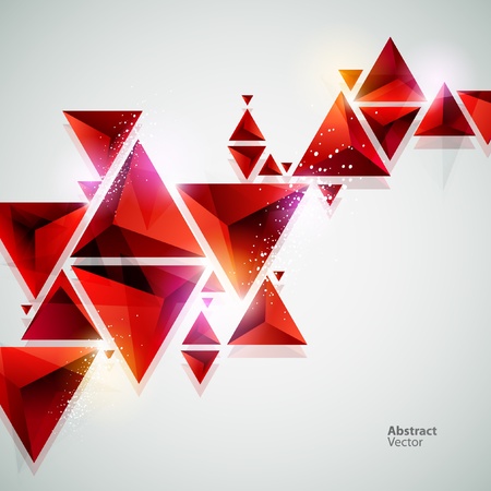 Abstract red 3D backgroundのイラスト素材