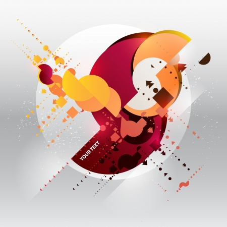Interesting abstract backgroundのイラスト素材