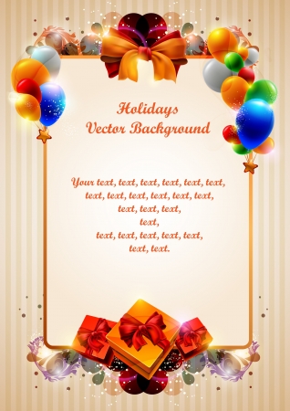 Holiday design のイラスト素材