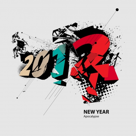 New Year s apocalypseのイラスト素材