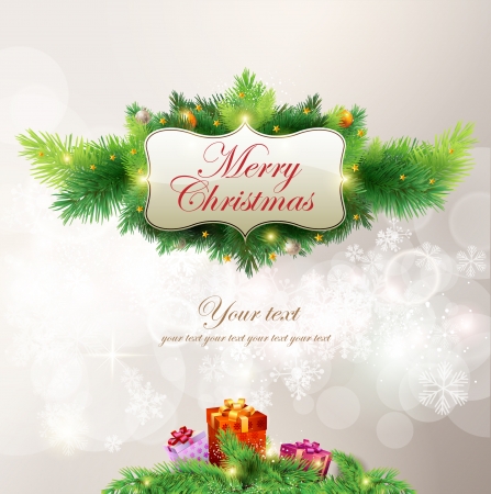 Christmas creative labelのイラスト素材