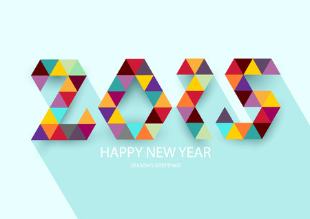 New year 2015のイラスト素材