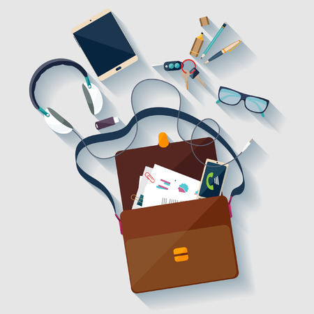 Business concept. Flat design.のイラスト素材