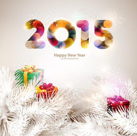 Christmas background 2015のイラスト素材