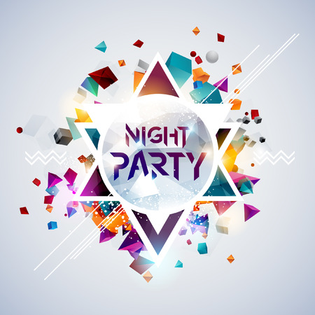 Abstract background for party posterのイラスト素材