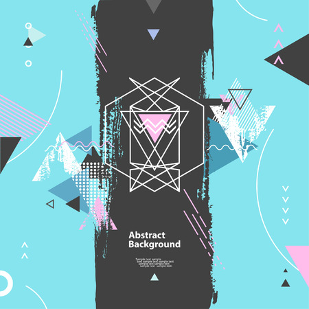 Abstract modern geometric backgroundのイラスト素材