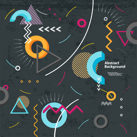 Abstract modern geometric backgroundのイラスト素材