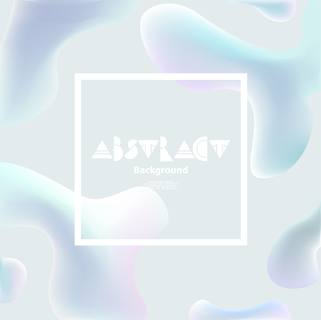 Plastic colorful background with square frameのイラスト素材