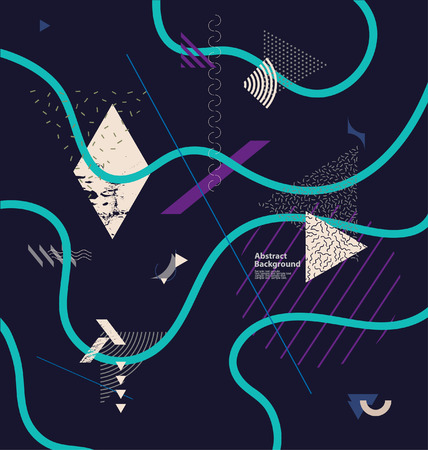 Abstract minimalistic geometric backgroundのイラスト素材