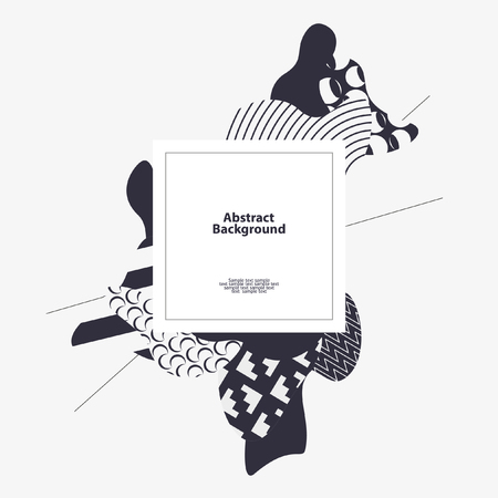 Abstract modern geometric template design.のイラスト素材