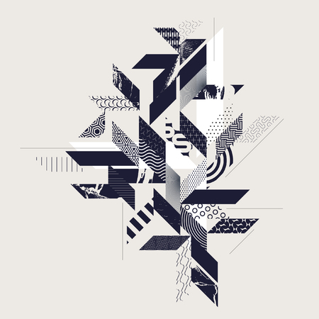 Abstract modern geometric backgroundのイラスト素材