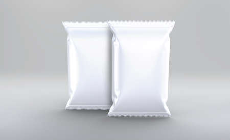 3d rendering pouch mockup design