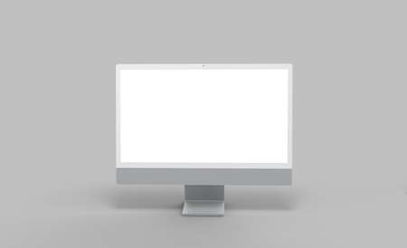 3d rendering devices mockup design templateの写真素材