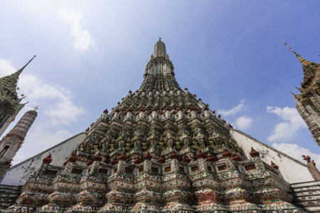 Pagoda of Wat Arun temple,Bangkok,Thailand