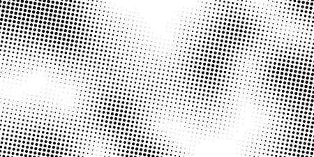 Halftone dotted background. Halftone effect vector pattern. Grunge texture.のイラスト素材