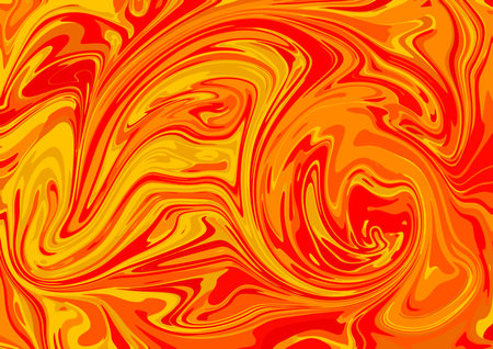 Marble abstract background. Vector illustration. Orange and yellow colors.の写真素材