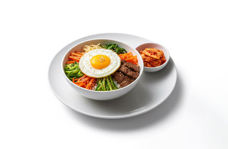 Beef Bourguignon with rice isolated on white background.の素材
