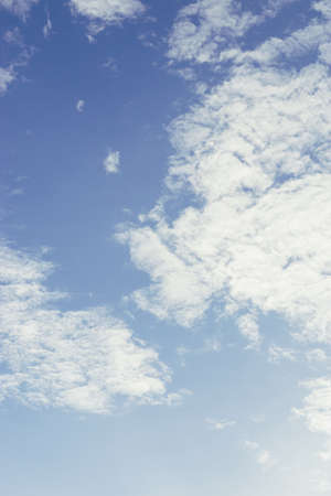 blue sky with cloudsの写真素材