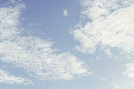 blue sky with cloudsの写真素材