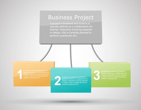 Business projectのイラスト素材